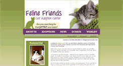 Desktop Screenshot of felinefriendsfl.com